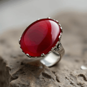 Red Aqeeq stone