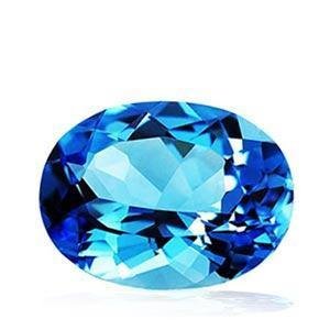 Topaz Blue Pukhraj Stone Copy